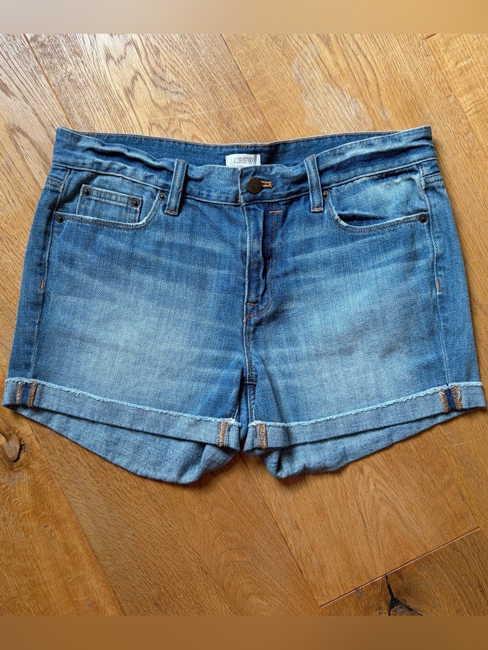J. Crew Medium Wash Short • mid rise